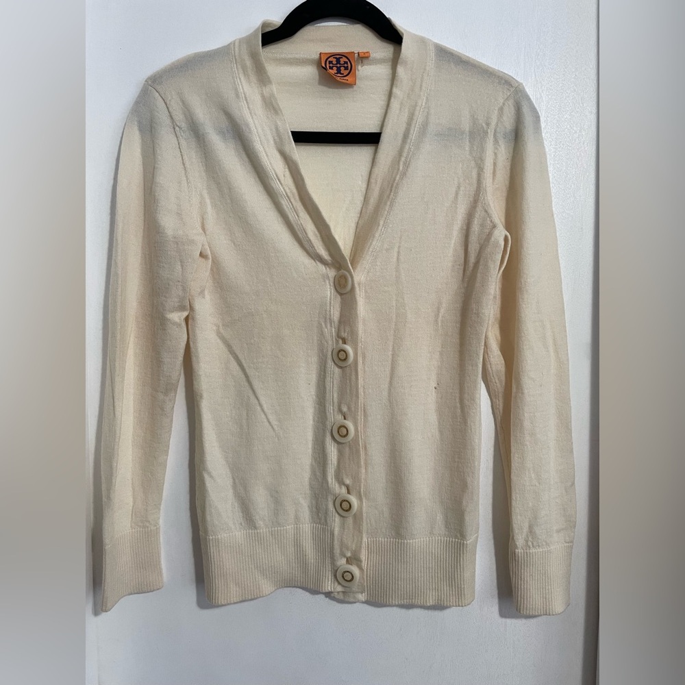 Tory Burch Merino Wool Cardigan